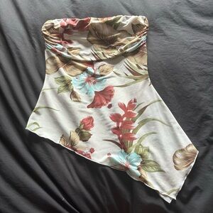 VTG Costa Blanca asymmetrical tube top!!